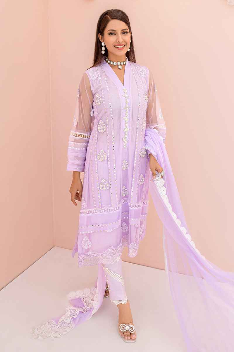 Fatima Khan | Luxury Pret 24 | TURKISH LILAC by Fatima Khan - Designer Dress - Type: Luxury - Available at Libayah - 100% Original