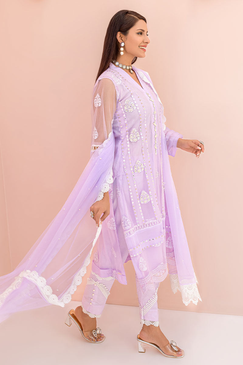 Fatima Khan | Luxury Pret 24 | TURKISH LILAC by Fatima Khan - Designer Dress - Type: Luxury - Available at Libayah - 100% Original