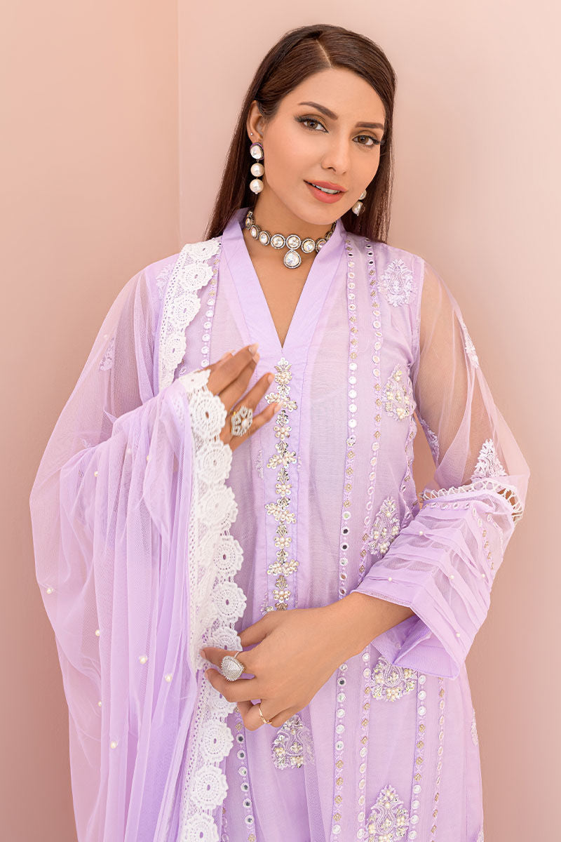 Fatima Khan | Luxury Pret 24 | TURKISH LILAC by Fatima Khan - Designer Dress - Type: Luxury - Available at Libayah - 100% Original