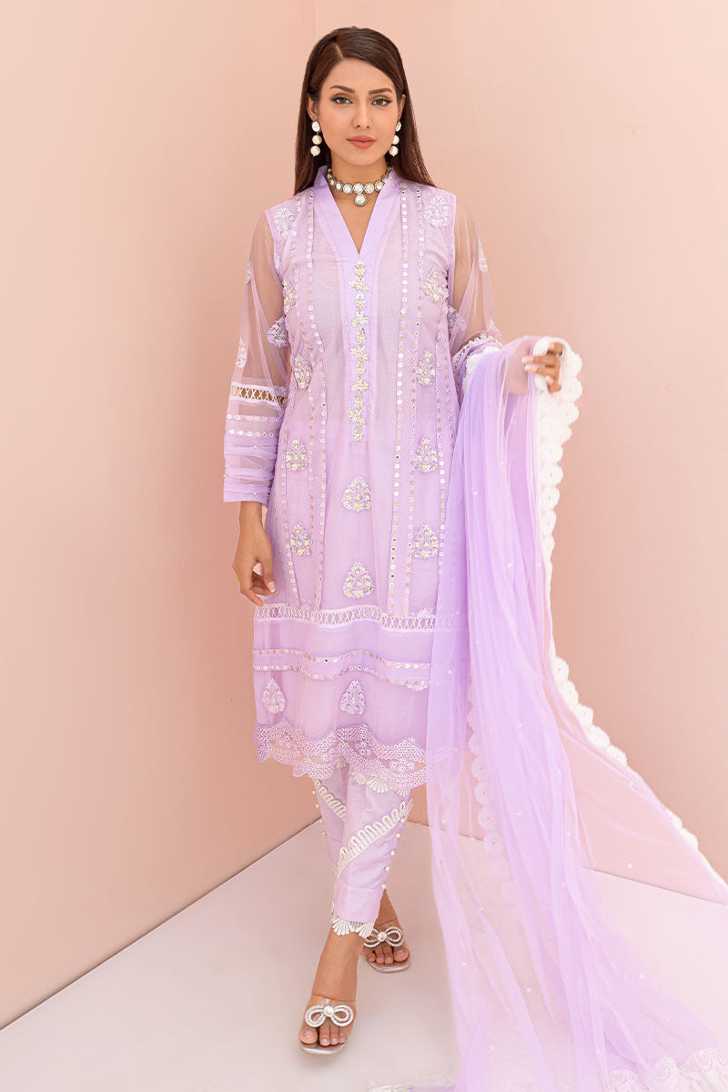 Fatima Khan | Luxury Pret 24 | TURKISH LILAC by Fatima Khan - Designer Dress - Type: Luxury - Available at Libayah - 100% Original