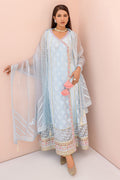 Fatima Khan | Best Sellers 24 | TEAPOT BLUE by Fatima Khan - Designer Dress - Type: Luxury - Available at Libayah - 100% Original