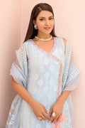 Fatima Khan | Best Sellers 24 | TEAPOT BLUE by Fatima Khan - Designer Dress - Type: Luxury - Available at Libayah - 100% Original