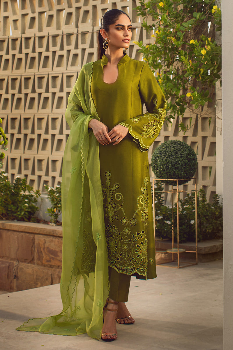 Ansab Jahangir | Luxury Silk Pret | ESTELLE by Ansab Jahangir - Designer Dress - Type: Ladies Clothes - Available at Libayah - 100% Original