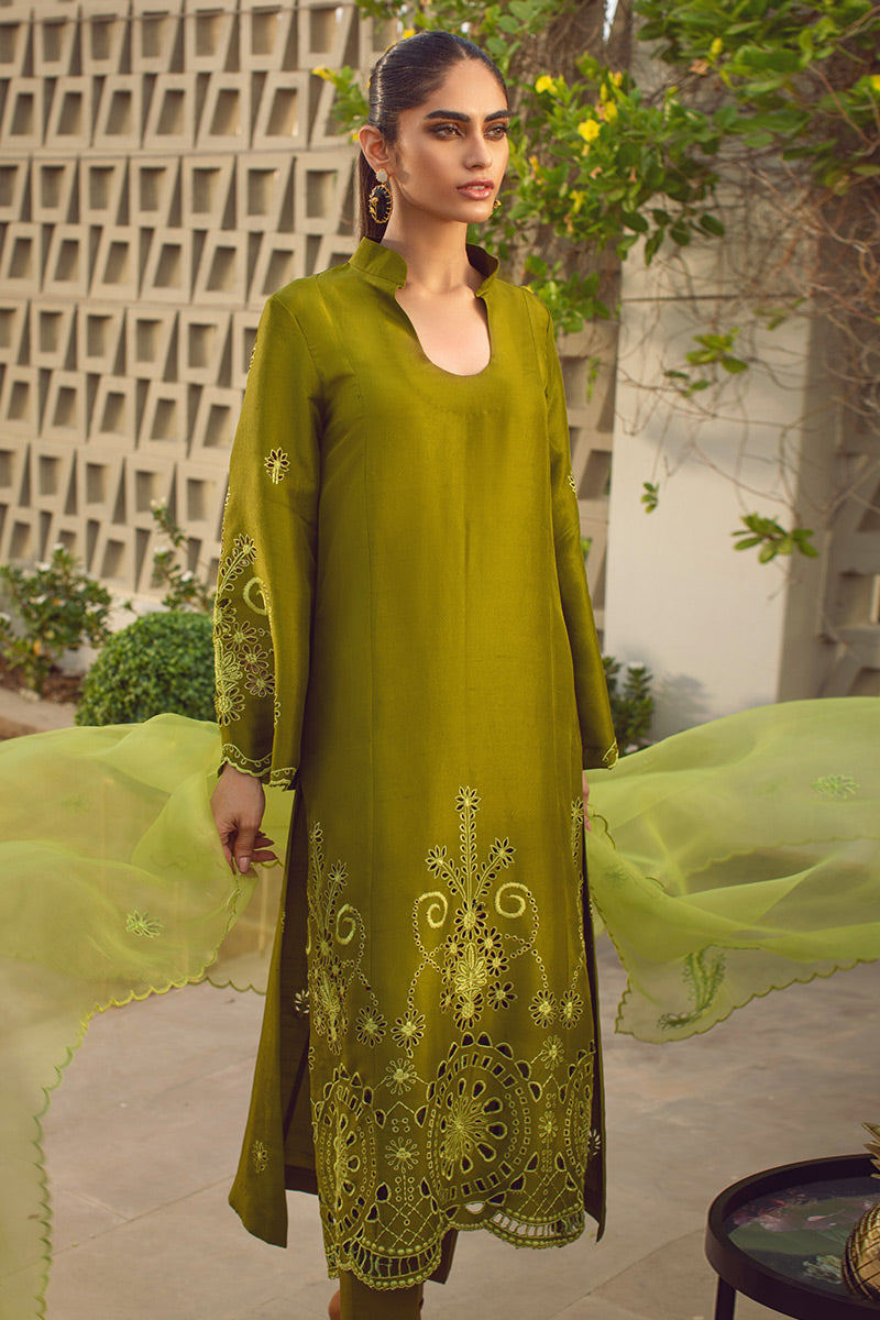 Ansab Jahangir | Luxury Silk Pret | ESTELLE by Ansab Jahangir - Designer Dress - Type: Ladies Clothes - Available at Libayah - 100% Original