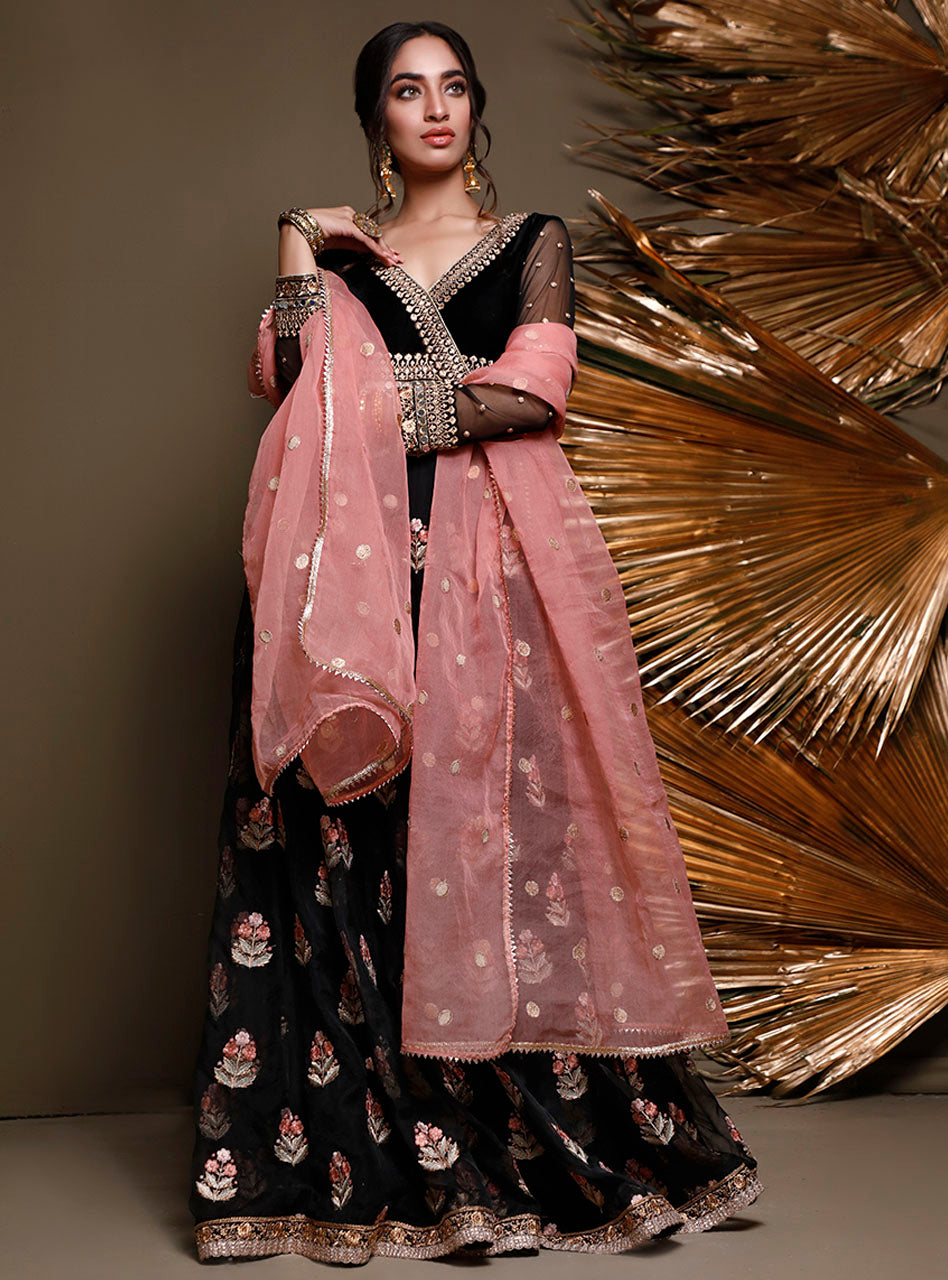 Zainab Chottani | Semi Formals | PERIDOT JET by Zainab Chottani - Designer Dress - Type: Ladies Clothes - Available at Libayah - 100% Original