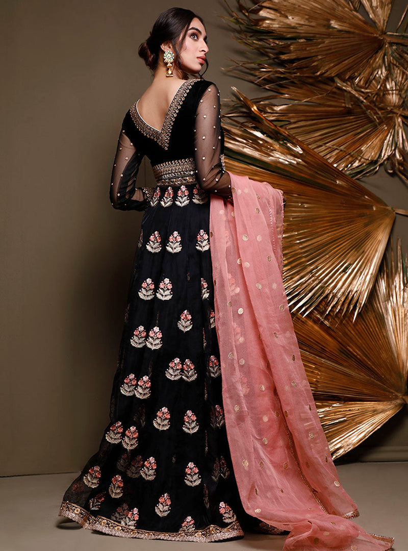 Zainab Chottani | Semi Formals | PERIDOT JET by Zainab Chottani - Designer Dress - Type: Ladies Clothes - Available at Libayah - 100% Original