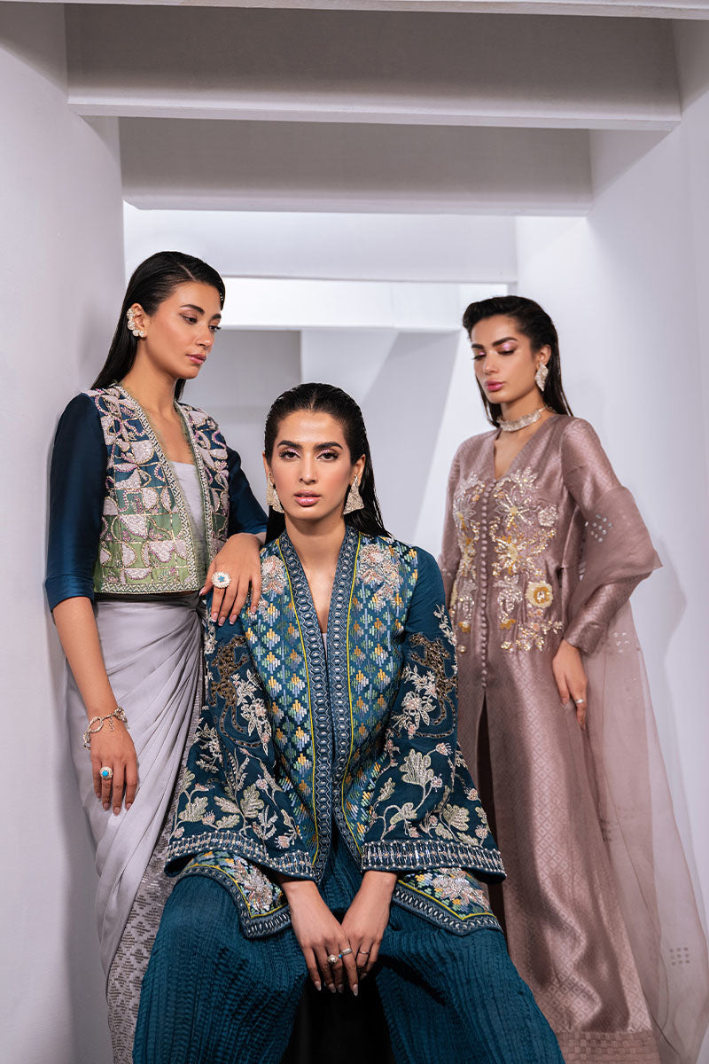 Huate Form | Luxury Pret | OMBRE SUNSET by Haute Form - Designer Dress - Type: Ladies Clothes - Available at Libayah - 100% Original