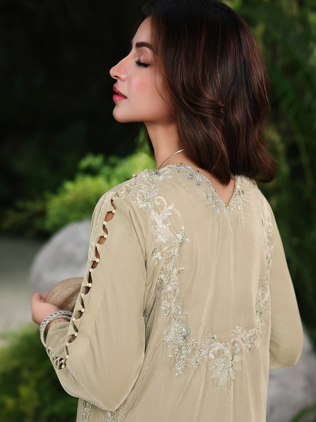 Ain | Twilight The Velvet Edit | AN-186 by Ain - Designer Dress  - Type : Ladies Clothes - Available at Libayah - 100% Original 