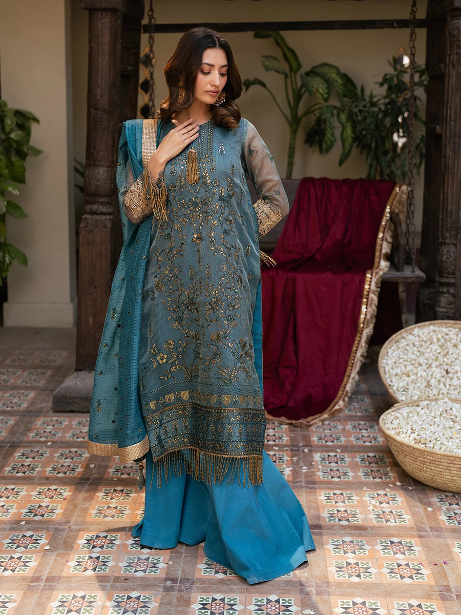 Salitex | Signature Festive Chiffon | SUNW6JI039UT by Salitex - Designer Dress - Type: Ladies Clothes - Available at Libayah - 100% Original