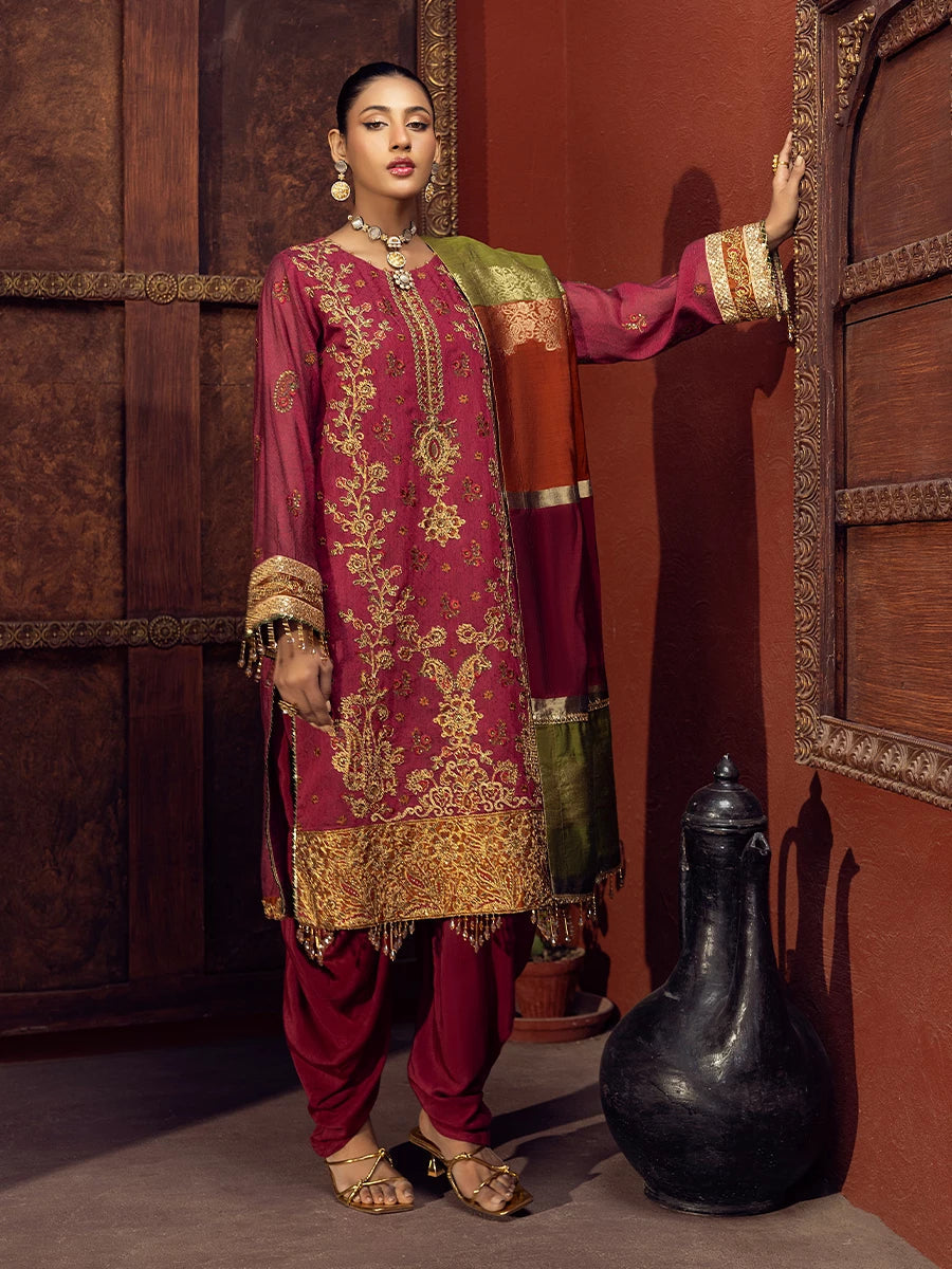 Salitex | Signature Festive Chiffon | SUNW6JI017UT by Salitex - Designer Dress - Type: Ladies Clothes - Available at Libayah - 100% Original