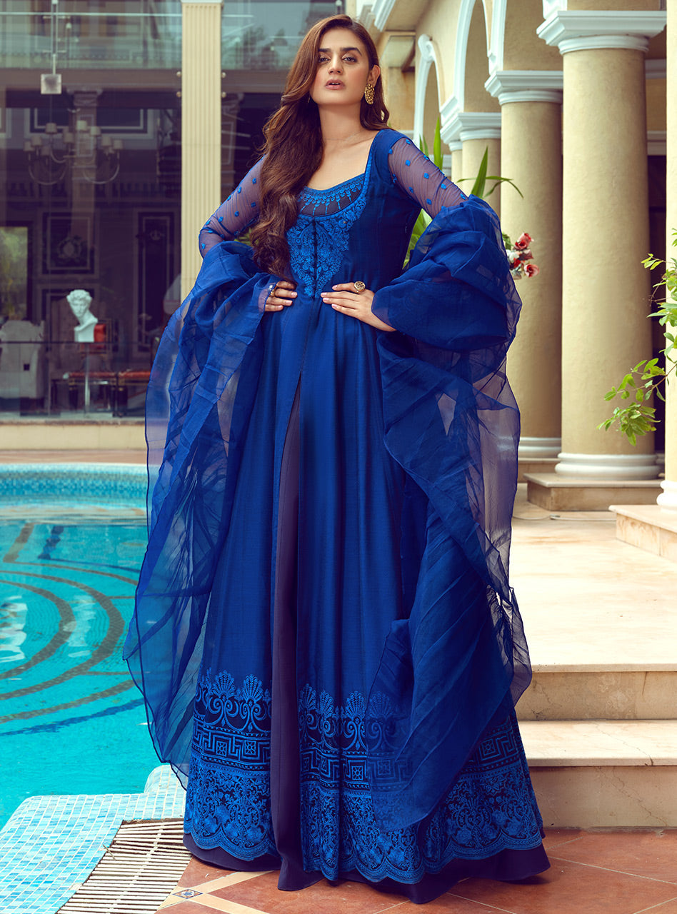 Zainab Chottani | Luxury Pret | ROYALLY AZZURE by Zainab Chottani - Designer Dress - Type: Ladies Clothes - Available at Libayah - 100% Original