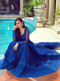 Zainab Chottani | Luxury Pret | ROYALLY AZZURE by Zainab Chottani - Designer Dress - Type: Ladies Clothes - Available at Libayah - 100% Original