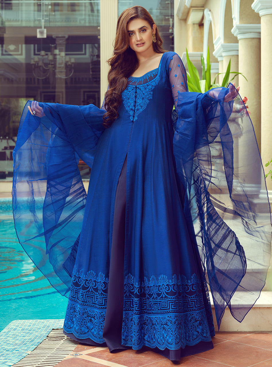 Zainab Chottani | Luxury Pret | ROYALLY AZZURE by Zainab Chottani - Designer Dress - Type: Ladies Clothes - Available at Libayah - 100% Original