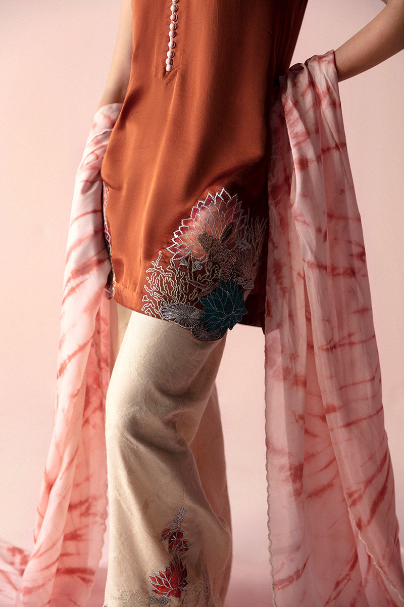 Huate Form | Luxury Pret | FIRE LILLY by Haute Form - Designer Dress - Type: Ladies Clothes - Available at Libayah - 100% Original