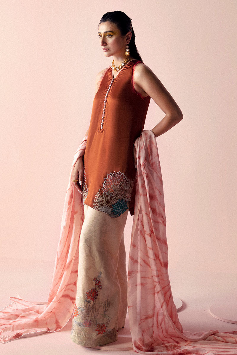 Huate Form | Luxury Pret | FIRE LILLY by Haute Form - Designer Dress - Type: Ladies Clothes - Available at Libayah - 100% Original