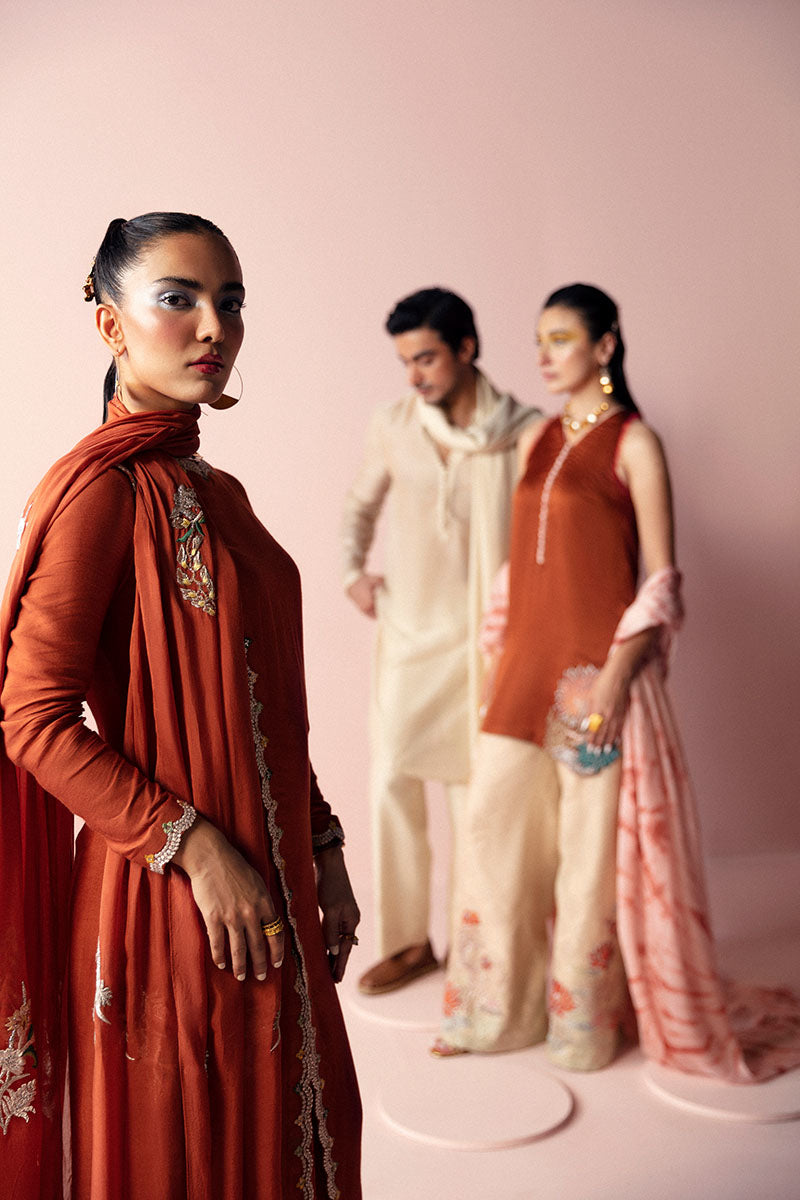 Huate Form | Luxury Pret | FIRE LILLY by Haute Form - Designer Dress - Type: Ladies Clothes - Available at Libayah - 100% Original