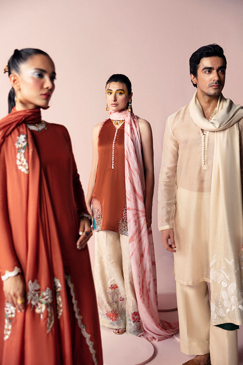 Huate Form | Luxury Pret | FIRE LILLY by Haute Form - Designer Dress - Type: Ladies Clothes - Available at Libayah - 100% Original