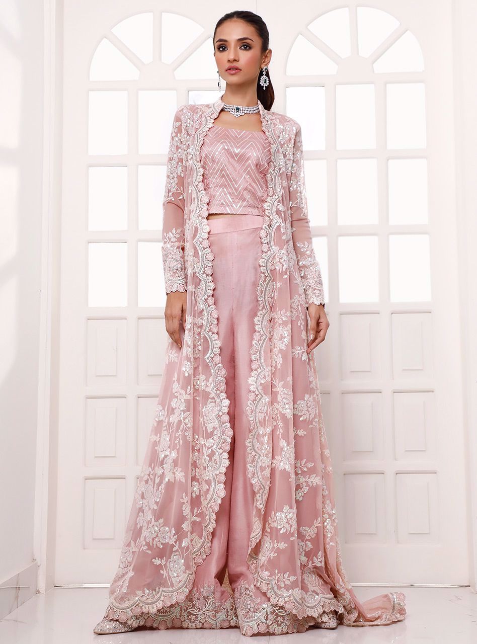 Zainab Chottani | Semi Formals | PINK BLOOM by Zainab Chottani - Designer Dress - Type: Ladies Clothes - Available at Libayah - 100% Original