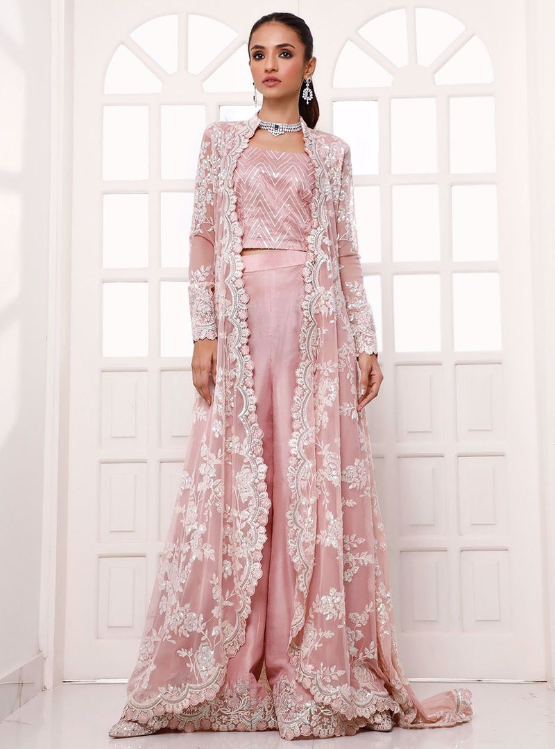 Zainab Chottani | Semi Formals | PINK BLOOM by Zainab Chottani - Designer Dress - Type: Ladies Clothes - Available at Libayah - 100% Original