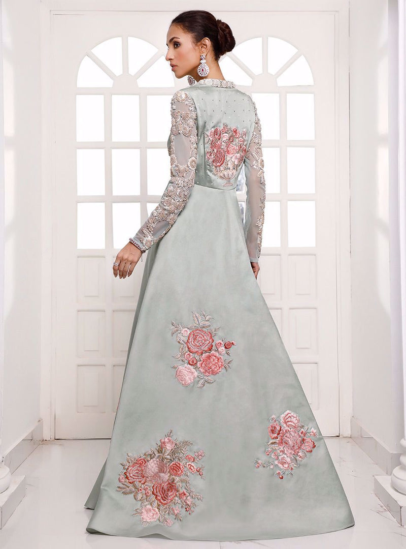 Zainab Chottani | Semi Formals | FROSTED ROSE by Zainab Chottani - Designer Dress - Type: Ladies Clothes - Available at Libayah - 100% Original