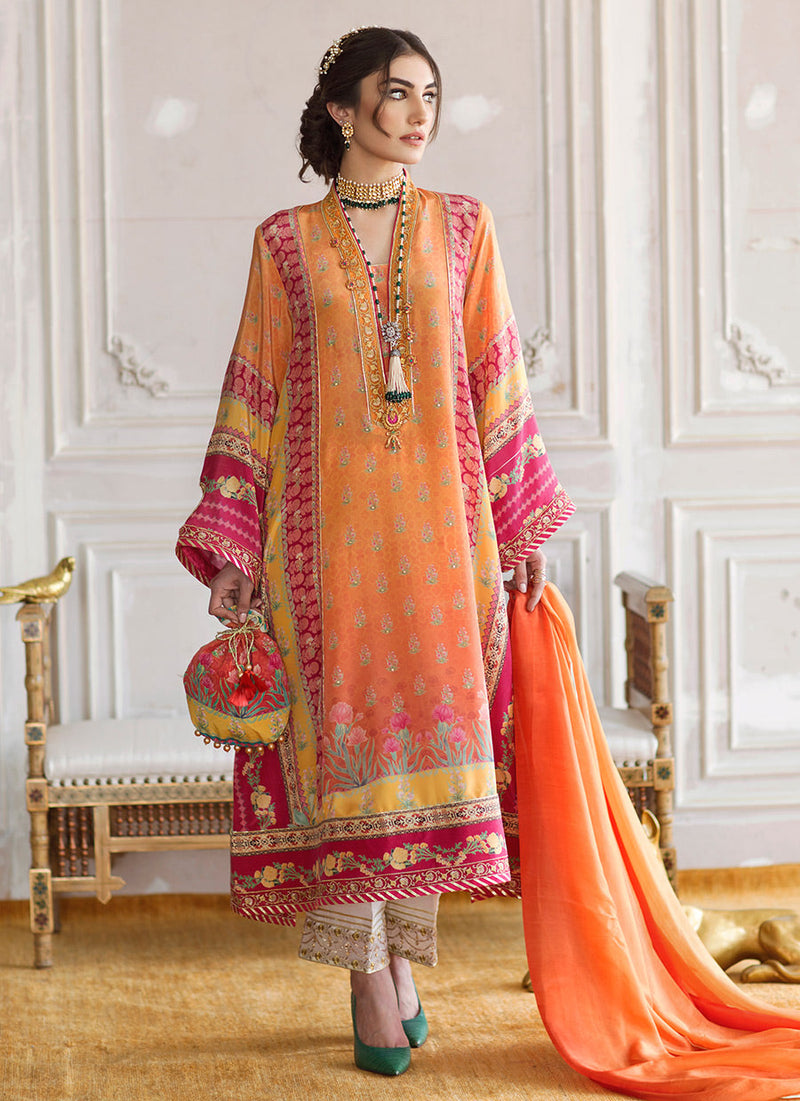 Farah Talib Aziz | Designer Picks 24 | SIENNA CREPE TUNIC AND SILK DUPATTA by Farah Talib Aziz - Designer Dress - Type: Ladies Clothes - Available at Libayah - 100% Original