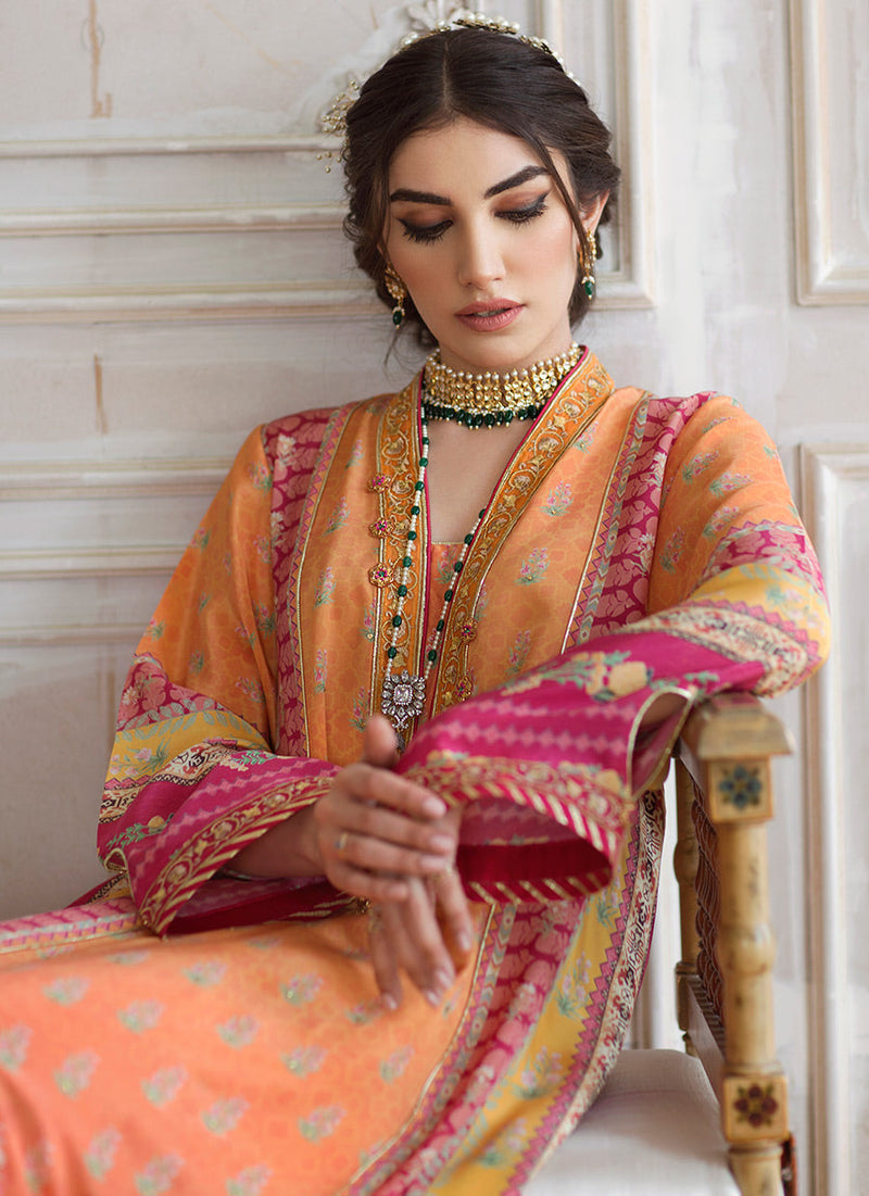 Farah Talib Aziz | Designer Picks 24 | SIENNA CREPE TUNIC AND SILK DUPATTA by Farah Talib Aziz - Designer Dress - Type: Ladies Clothes - Available at Libayah - 100% Original