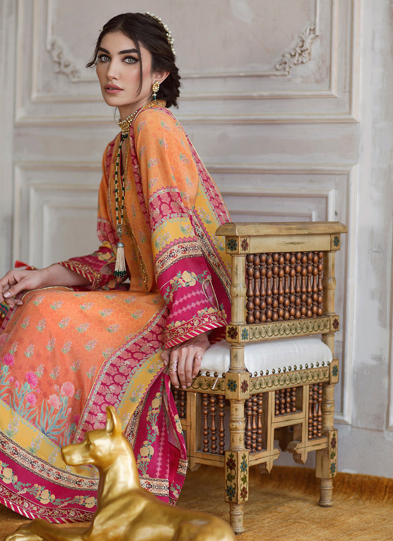 Farah Talib Aziz | Designer Picks 24 | SIENNA CREPE TUNIC AND SILK DUPATTA by Farah Talib Aziz - Designer Dress - Type: Ladies Clothes - Available at Libayah - 100% Original