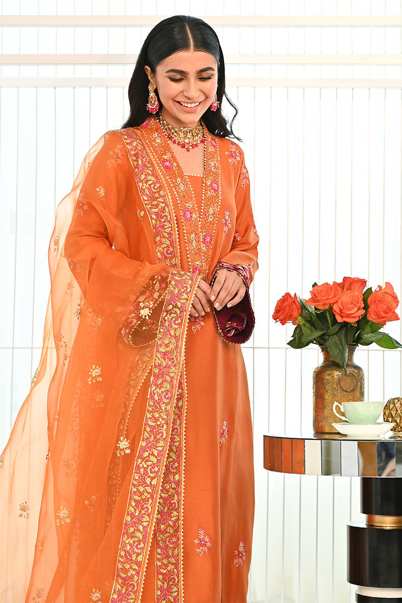 Ansab Jahangir | Bow Velvet Edit | PHOENIX by Ansab Jahangir - Designer Dress - Type: Ladies Clothes - Available at Libayah - 100% Original