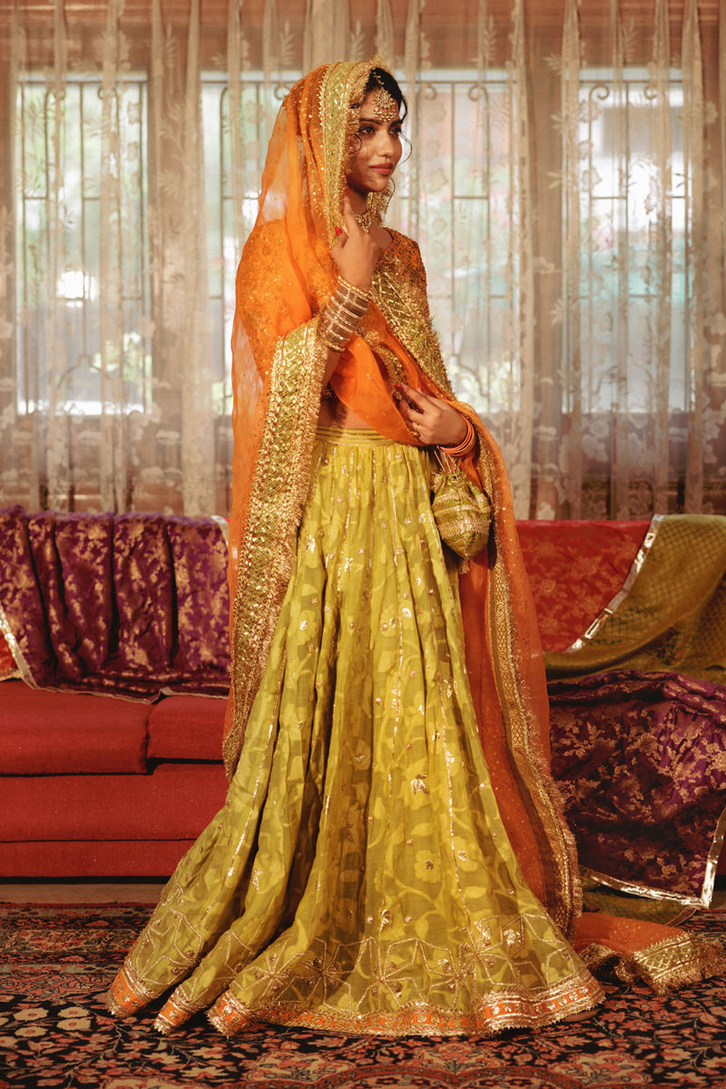 The Pink Tree Company | Mehru Ka Biyah | SUNSET by The Pink Tree Company - Designer Dress - Type: Formal - Available at Libayah - 100% Original