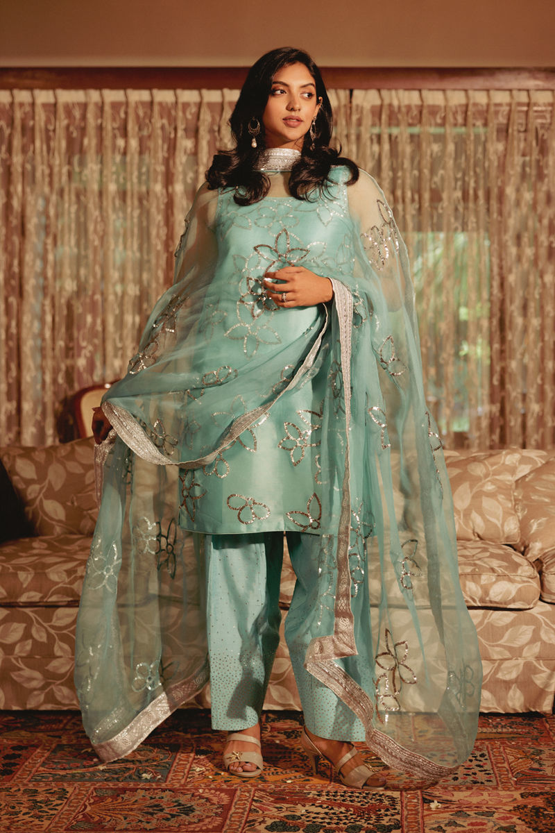 The Pink Tree Company | Mehru Ka Biyah | BLUE MOON by The Pink Tree Company - Designer Dress - Type: Formal - Available at Libayah - 100% Original