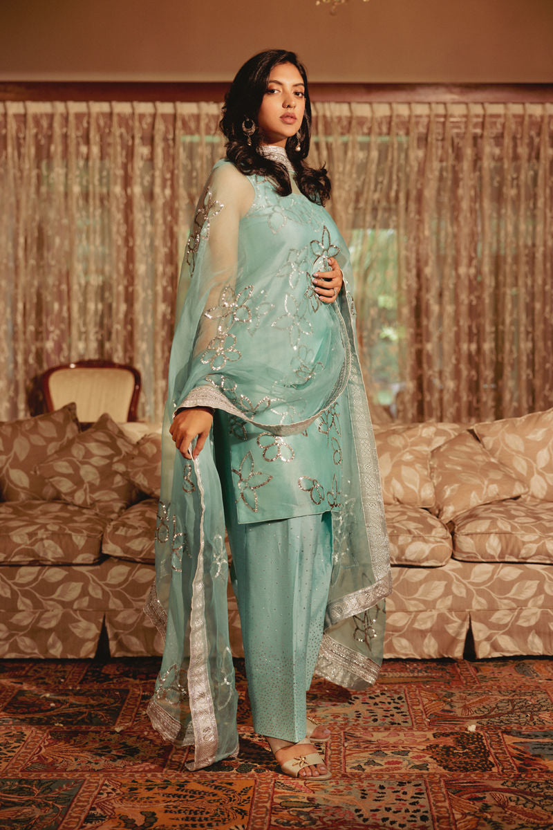 The Pink Tree Company | Mehru Ka Biyah | BLUE MOON by The Pink Tree Company - Designer Dress - Type: Formal - Available at Libayah - 100% Original