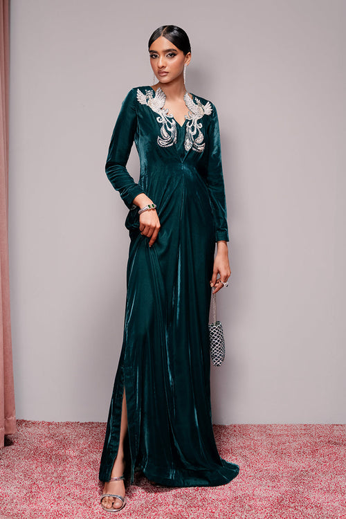 Haute Form | Rose Winter Plush | Emerald Escape by Haute Form - Designer Dress - Type: Ladies Clothes - Available at Libayah - 100% Original