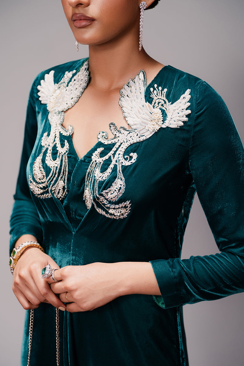 Haute Form | Rose Winter Plush | Emerald Escape by Haute Form - Designer Dress - Type: Ladies Clothes - Available at Libayah - 100% Original