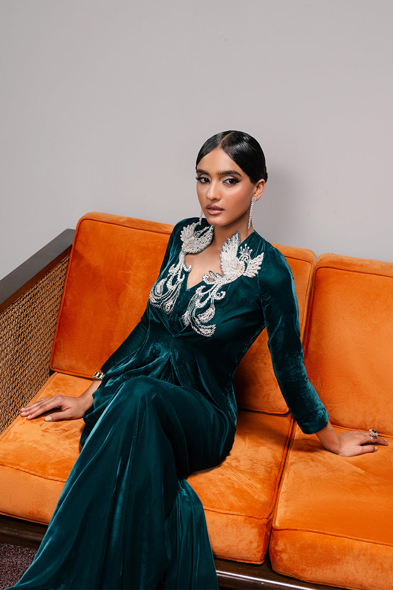 Haute Form | Rose Winter Plush | Emerald Escape by Haute Form - Designer Dress - Type: Ladies Clothes - Available at Libayah - 100% Original