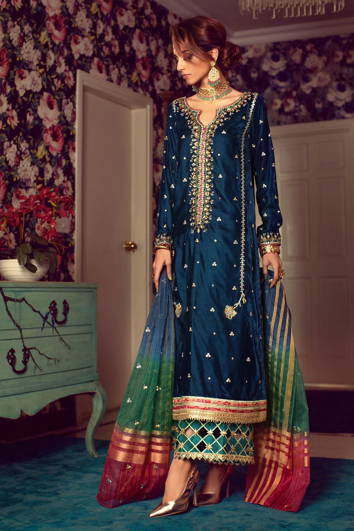 Annus Abrar | Semi Formals | NAMAR by Annus Abrar - Designer Dress - Type: Ladies Clothes - Available at Libayah - 100% Original