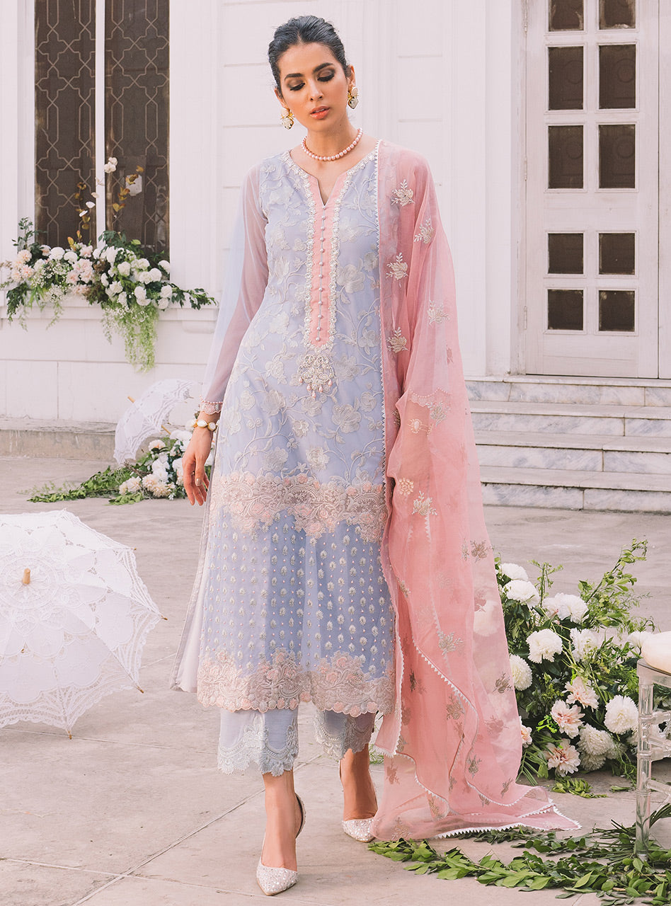 Zainab Chottani | Luxury Pret | BLUSH GRAPHITE by Zainab Chottani - Designer Dress - Type: Ladies Clothes - Available at Libayah - 100% Original
