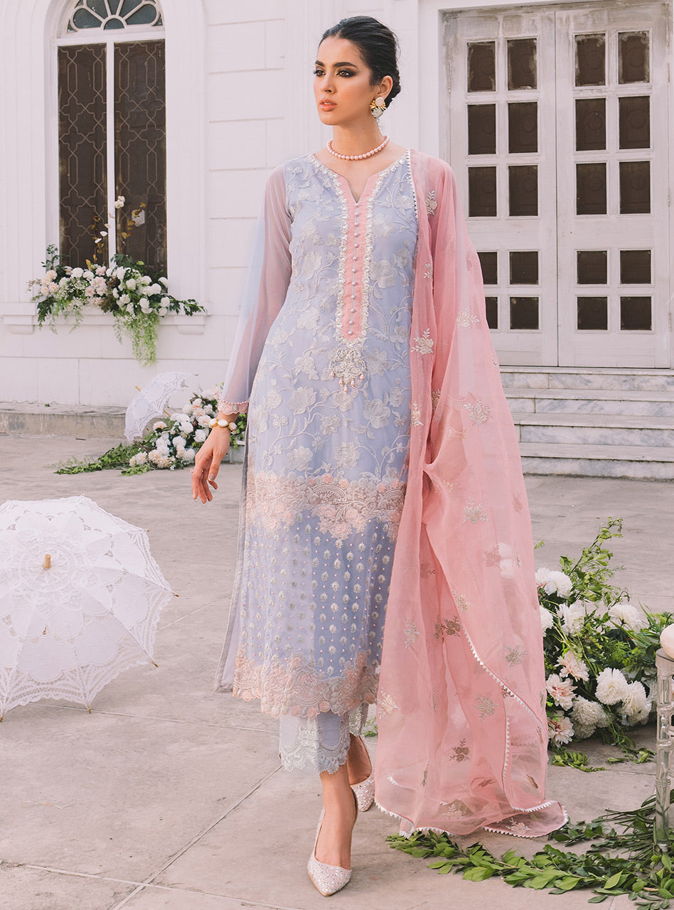 Zainab Chottani | Luxury Pret | BLUSH GRAPHITE by Zainab Chottani - Designer Dress - Type: Ladies Clothes - Available at Libayah - 100% Original