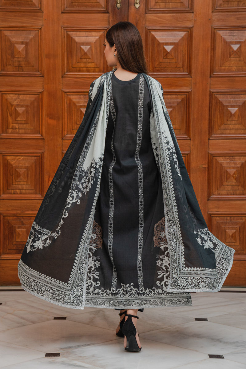 Shamaeel Ansari | Gulrang Lawn | LE-04 by Shamaeel Ansari - Designer Dress  - Type : Ladies Clothes - Available at Libayah - 100% Original 