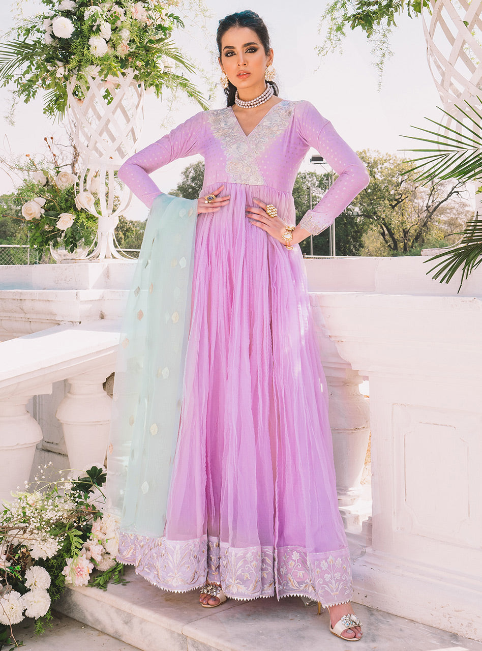 Zainab Chottani | Semi Formals | LAVENDER LOVE by Zainab Chottani - Designer Dress - Type: Ladies Clothes - Available at Libayah - 100% Original