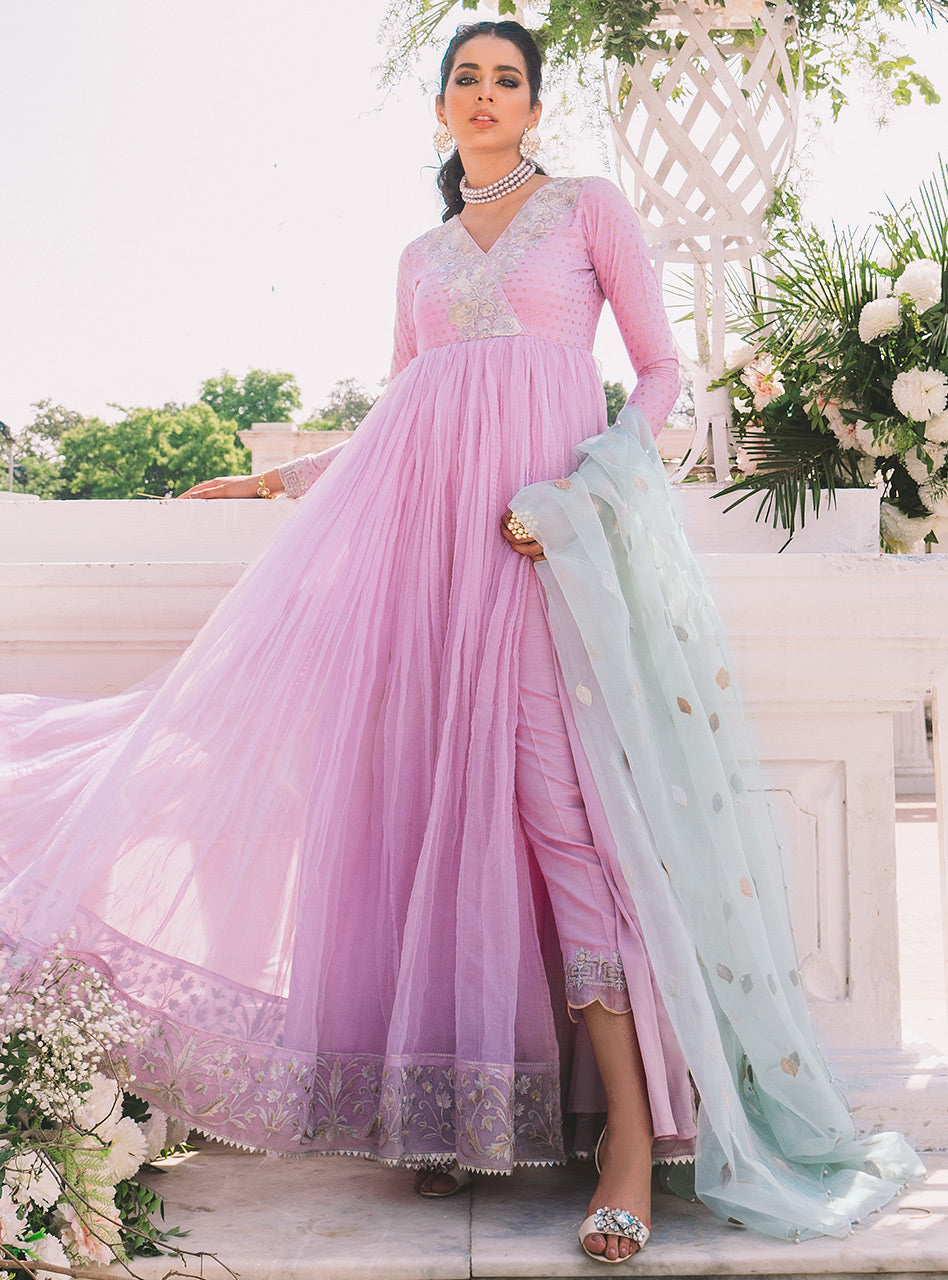 Zainab Chottani | Semi Formals | LAVENDER LOVE by Zainab Chottani - Designer Dress - Type: Ladies Clothes - Available at Libayah - 100% Original
