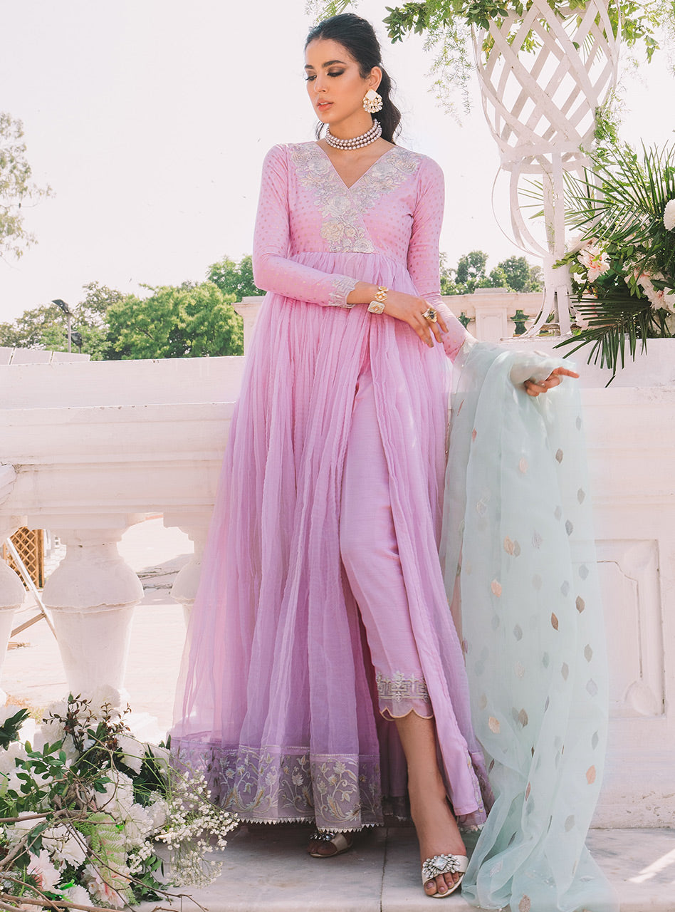 Zainab Chottani | Semi Formals | LAVENDER LOVE by Zainab Chottani - Designer Dress - Type: Ladies Clothes - Available at Libayah - 100% Original