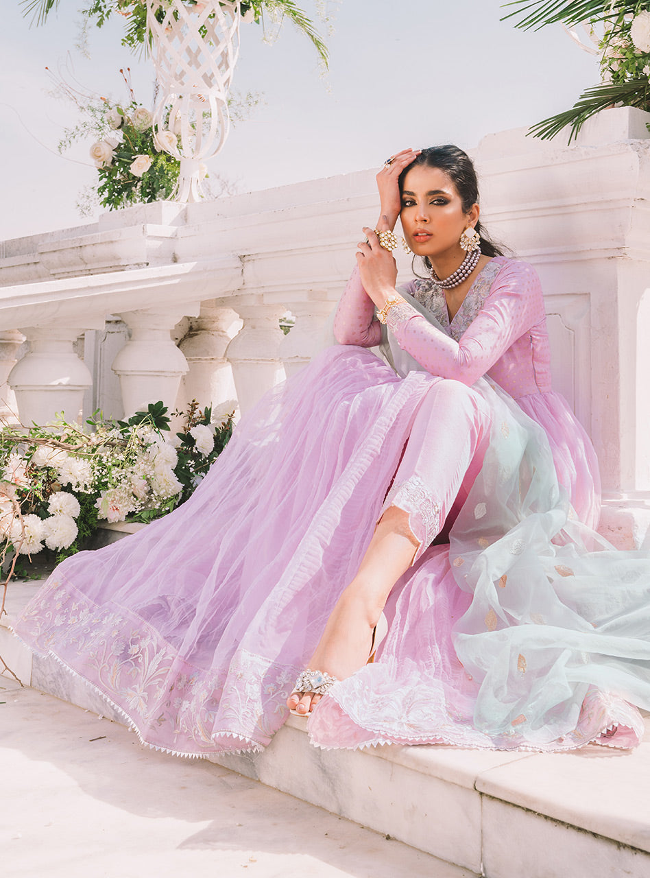 Zainab Chottani | Semi Formals | LAVENDER LOVE by Zainab Chottani - Designer Dress - Type: Ladies Clothes - Available at Libayah - 100% Original