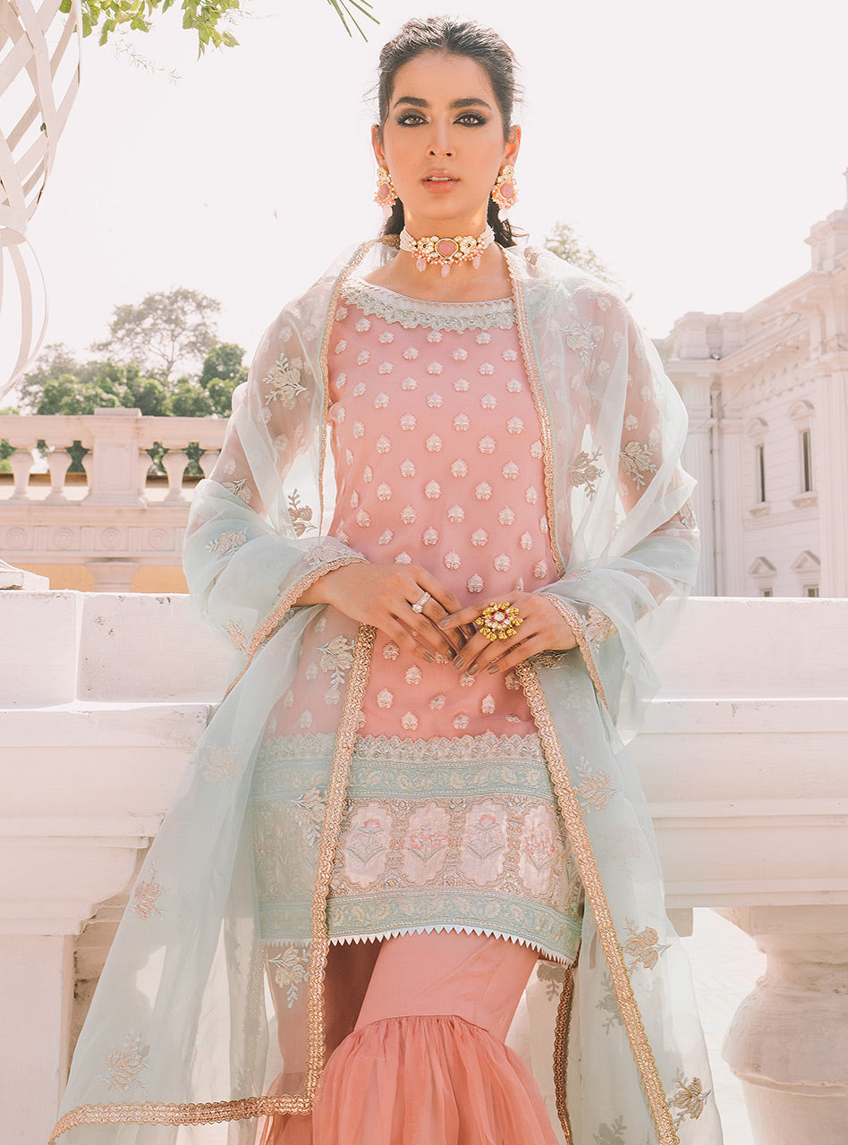 Zainab Chottani | Semi Formals | BLUSHING QUARTZ by Zainab Chottani - Designer Dress - Type: Ladies Clothes - Available at Libayah - 100% Original