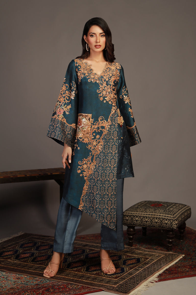 Shamaeel Ansari | Royal Vogue Formals | RV-02 by Shamaeel Ansari - Designer Dress - Type: Ladies Clothes - Available at Libayah - 100% Original