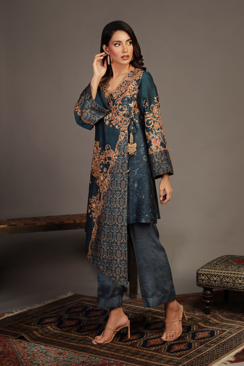 Shamaeel Ansari | Royal Vogue Formals | RV-02 by Shamaeel Ansari - Designer Dress - Type: Ladies Clothes - Available at Libayah - 100% Original