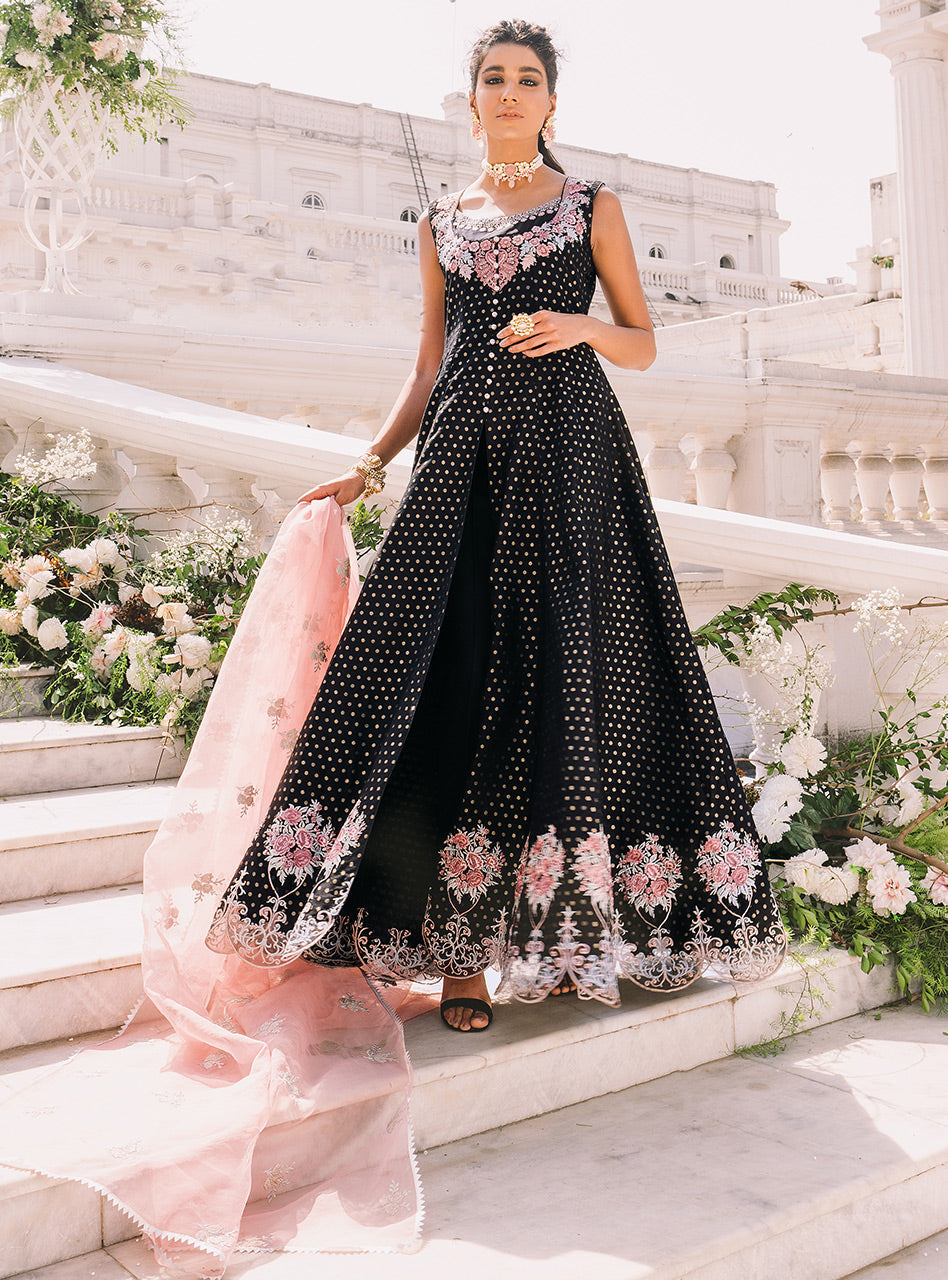 Zainab Chottani | Semi Formals | NIGHT TULIP by Zainab Chottani - Designer Dress - Type: Ladies Clothes - Available at Libayah - 100% Original