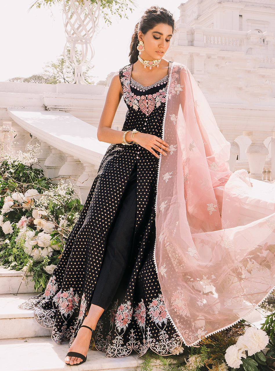 Zainab Chottani | Semi Formals | NIGHT TULIP by Zainab Chottani - Designer Dress - Type: Ladies Clothes - Available at Libayah - 100% Original