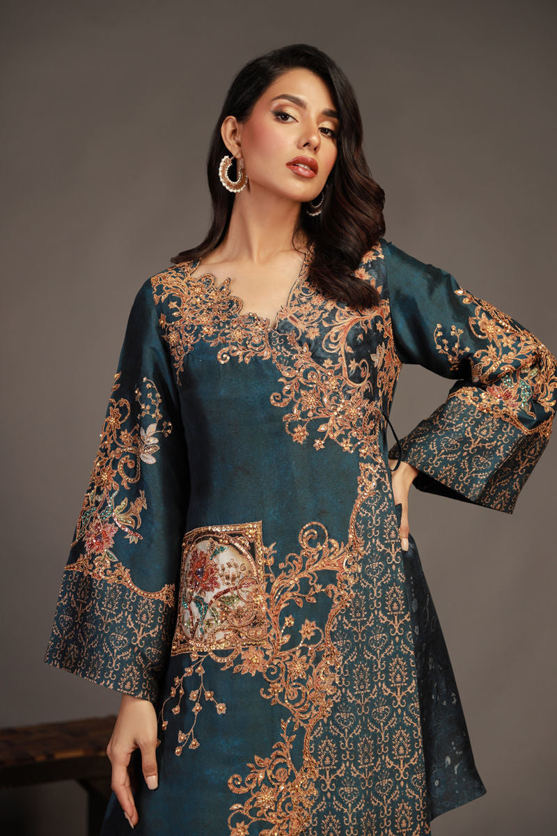 Shamaeel Ansari | Royal Vogue Formals | RV-02 by Shamaeel Ansari - Designer Dress - Type: Ladies Clothes - Available at Libayah - 100% Original