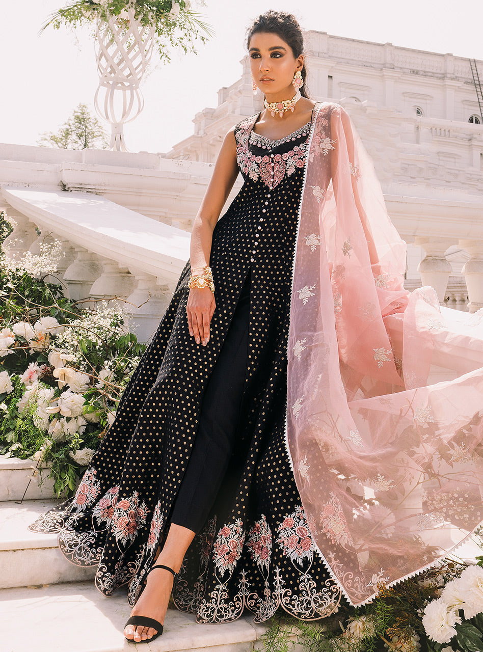 Zainab Chottani | Semi Formals | NIGHT TULIP by Zainab Chottani - Designer Dress - Type: Ladies Clothes - Available at Libayah - 100% Original