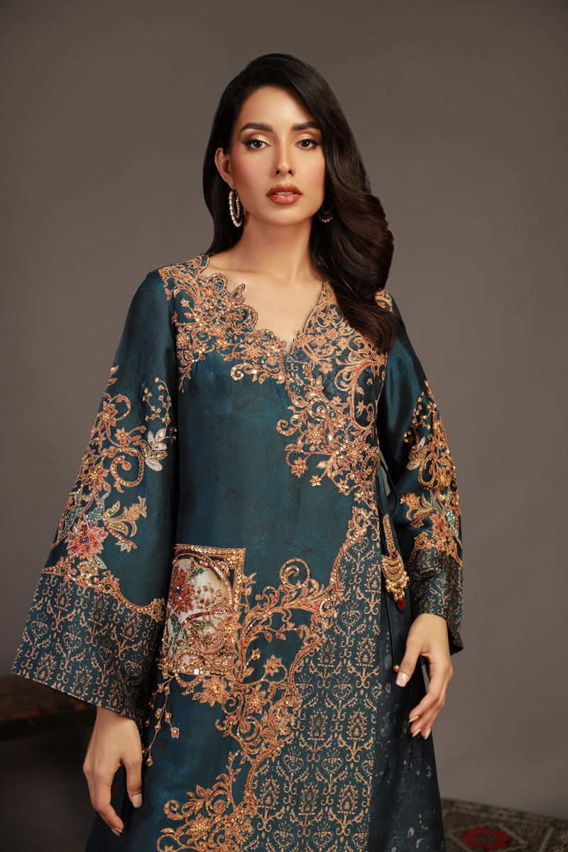 Shamaeel Ansari | Royal Vogue Formals | RV-02 by Shamaeel Ansari - Designer Dress - Type: Ladies Clothes - Available at Libayah - 100% Original